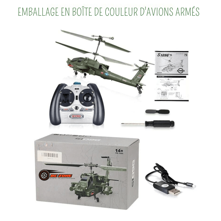 hélicoptère télécommandé combat militaire - rc-zone