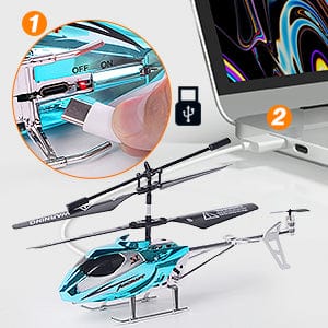 Hélicoptère télécommandé pour Enfants, RC Cadeau - rc-zone