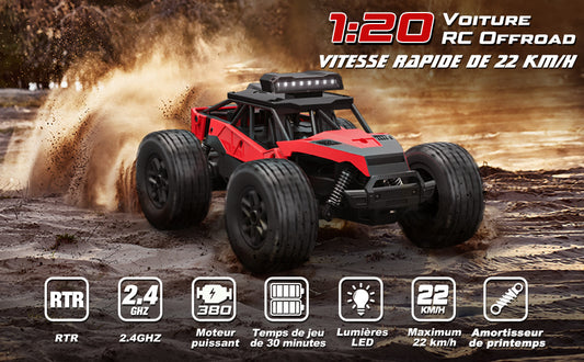 Voiture Télécommandée Monster Truck Radiocommandée