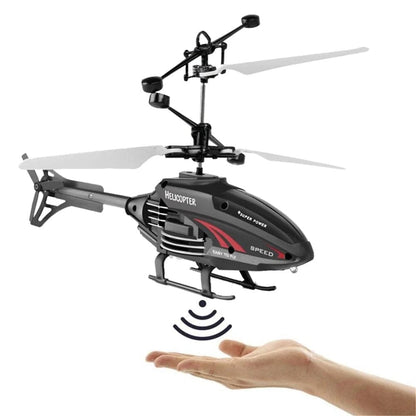 hélicoptère télécommandé volant à LED infrarouge enfants